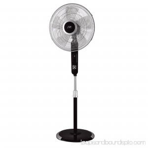 16T07: 16 Stand Fan with Touch-Stop Sensor, Black 551114698