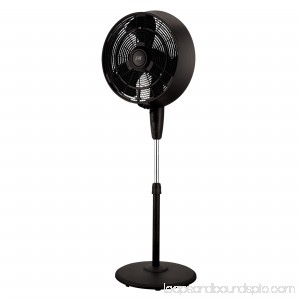 18 Oscillating Misting Fan, Black 551114970