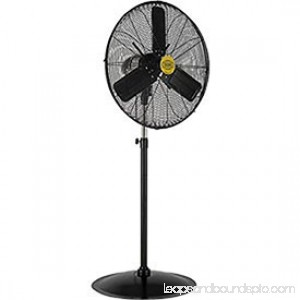 24 Diameter Outdoor Oscillating Pedestal Fan, 3/10HP, 7700CFM, Lot of 1