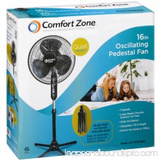 Comfort Zone® Oscillating Pedestal Fan 16 in. Box 552692658