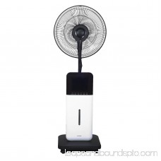 CoolZone by SUNHEAT CZ500 Ultrasonic Dry Misting Fan with Bluetooth Technology