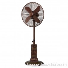 DecoBREEZE Adjustable Height Oscillating Outdoor Pedestal Fan, 18-Inch, Kailua 566232837