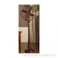 DecoBREEZE Pedestal Fan Adjustable Height 3-Speed Oscillating Fan, 16-Inch, Coronado 566232864