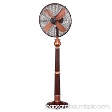 DecoBREEZE Pedestal Fan Adjustable Height 3-Speed Oscillating Fan, 16-Inch, Makani 566232865