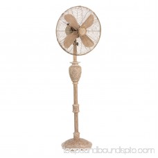 DecoBREEZE Pedestal Fan Adjustable Height 3-Speed Oscillating Fan, 16-Inch, Providence 566241696