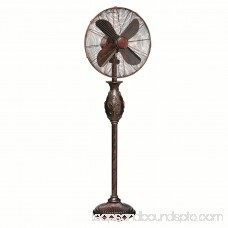 DecoBREEZE Pedestal Fan Adjustable Height 3-Speed Oscillating Fan, 16-Inch, Providence 566241696