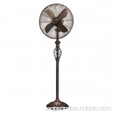 DecoBREEZE Pedestal Fan Adjustable Height 3-Speed Oscillating Fan, 16-Inch, Rhythm 566232871