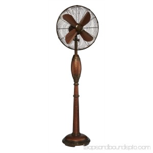 DecoBREEZE Pedestal Fan Adjustable Height 3-Speed Oscillating Fan, 16-Inch, Rhythm 566232871