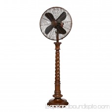 DecoBREEZE Pedestal Fan Adjustable Height 3-Speed Oscillating Fan, 16-Inch, Savery 566232834