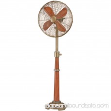 DecoBREEZE Pedestal Fan Adjustable Height 3-Speed Oscillating Fan, 16-Inch, Savery 566232834