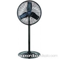 Garrison 3-Speed Industrial Oscillating Pedestal Fan, 24 In., 7,700 Cfm   567613617