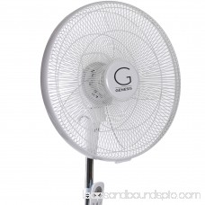 Genesis High Velocity 16 Inch DC Stand Fan with Super Silent Technology, and Remote 569820517