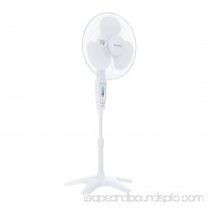 Honeywell Quietset 16 Whole Room Stand 5-Speed Fan, Model #HS-1665, White with Remote 1150720