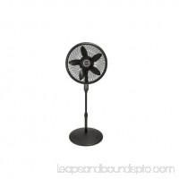 Lasko 18" 4-Speed Pedestal Fan with Remote Control - Black   