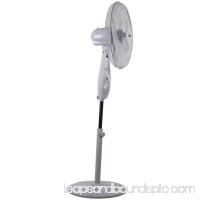 Optimus F-1672WH 16" Oscillating Stand Fan with Remote (White)   552451309