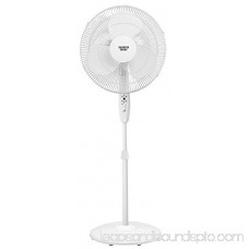 Sharper Image 16” ETL Certified Oscillating Stand Fan with Remote Control