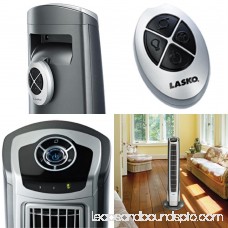 Lasko 40 Hybrid Tower Fan with Nightlight and Remote Control 001150668