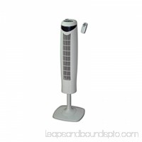 Optimus 35" Pedestal Tower Fan with Remote Control & LED   555937259