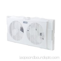 Lasko TWIN WINDOW Fan with Manual Intake & Exhaust Positions Or For Table Or Floor Use