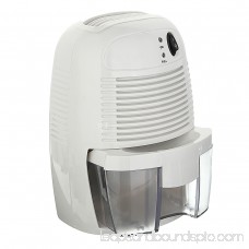 1Pcs Portable Electric Air Dryer Mini Dehumidifier Drying Moisture Absorber for Home Basement Bathrooms US Plug,White