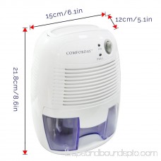 Comforday Mini Portable Electric Dehumidifier for Living Room,Kitchen,Bathroom,Garage