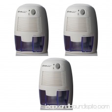 Eva-dry Edv-1100 Electric Petite Dehumidifier, White (Set of 3)