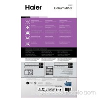 Haier 2-Speed Portable 32-Pint Mechanical Air Dehumidifier with Drain | DM32M   