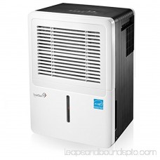Ivation Energy Star Dehumidifier, For Spaces Up To 4,500 Sq Ft, Includes Programmable Humidistat, Hose Connector, Auto Shutoff / Restart, Casters and Washable Air Filter