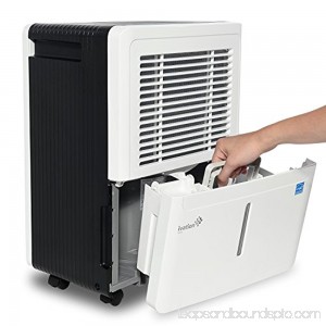 Ivation Energy Star Dehumidifier, For Spaces Up To 4,500 Sq Ft, Includes Programmable Humidistat, Hose Connector, Auto Shutoff / Restart, Casters and Washable Air Filter