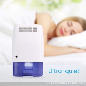 Lv. life Air Dehumidifier 700ml Ultra Quiet Portable Dehumidifier Moisture Absorber for Bedroom Kitchen