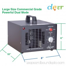 Clevr Commercial Ozone Generator Dual 7000/3500 mg/h O3 Air Purifier Deodorizer | 1 YEAR LIMITED WARRANTY 568025724