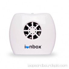 IonPacific ionbox, Negative Ion Generator with Highest Output - Up to 20 Million Negative Ions/Sec, Filterless Mobile Ionizer & Travel Air Purifier USB, Eliminates: Pollutants, Allergens, Mold, Germs