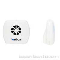 IonPacific ionbox, Negative Ion Generator with Highest Output - Up to 20 Million Negative Ions/Sec, Filterless Mobile Ionizer & Travel Air Purifier USB, Eliminates: Pollutants, Allergens, Mold, Germs