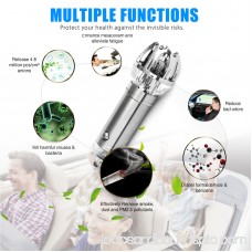 Mini Auto Car Fresh Air Ionic Purifier Oxygen Bar Cleaner, Air Freshener Ozone Ionizer, Cigarette Smoke Odor Smell Eliminator, Remove Dust, Pollen, Pet Smell, Food Odor, Allergy Relief